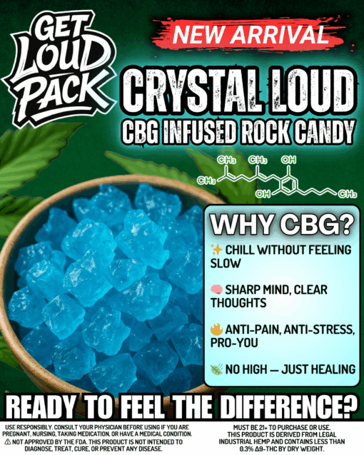 Crystal Loud - CBG Infused Rock Candy - Image 3