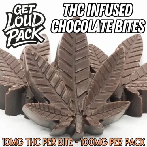 THC Infused Chocolate Bites  - 100mg THC