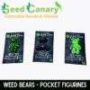 Weed Bears | Pocket-Sized Figurine with a Cannabis Vibe